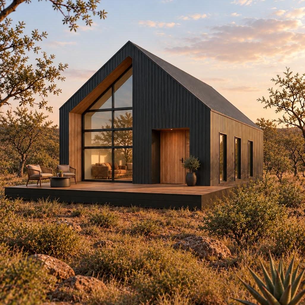 Bidwell 3 Bedroom pod — steel-framed accommodation pod